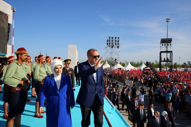 Yenikapı miting alanında Fetih Şölen