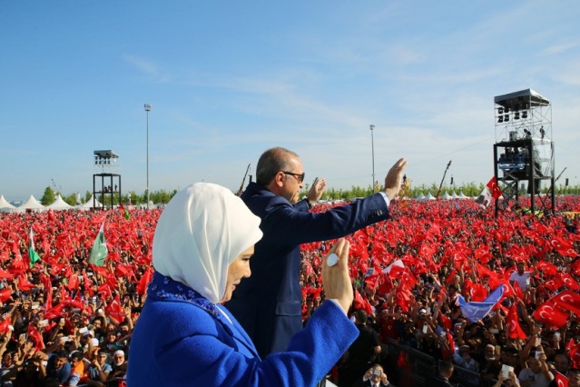 Yenikapı miting alanında Fetih Şölen