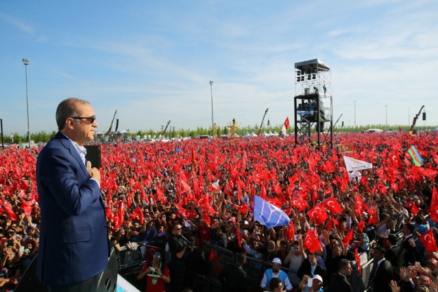 Yenikapı miting alanında Fetih Şölen