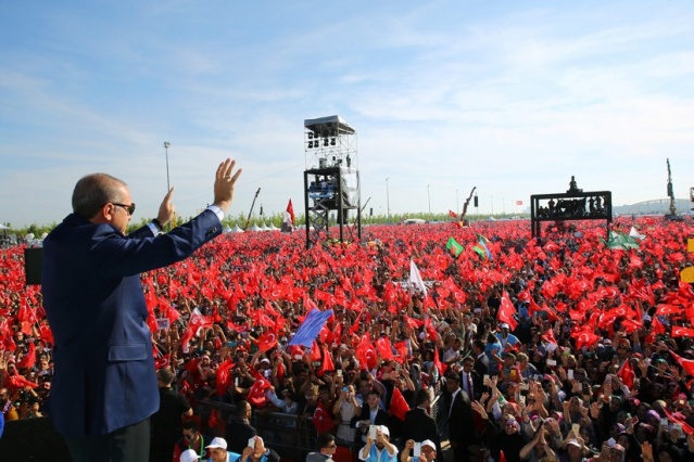 Yenikapı miting alanında Fetih Şölen