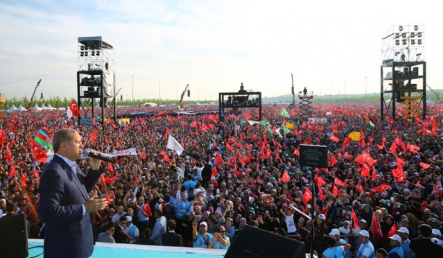 Yenikapı miting alanında Fetih Şölen