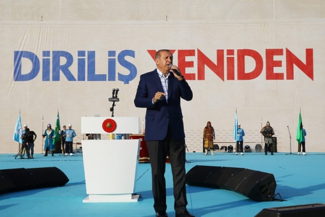 Yenikapı miting alanında Fetih Şölen