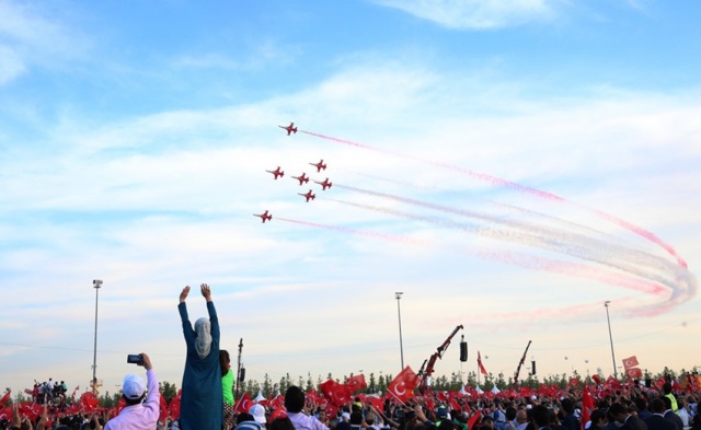 Yenikapı miting alanında Fetih Şölen