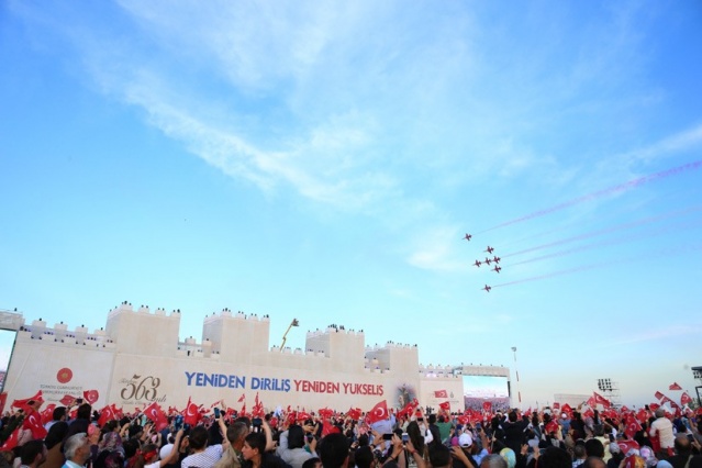 Yenikapı miting alanında Fetih Şölen