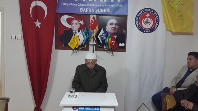 Türkav Bafra `da Anlamlı Kutlama