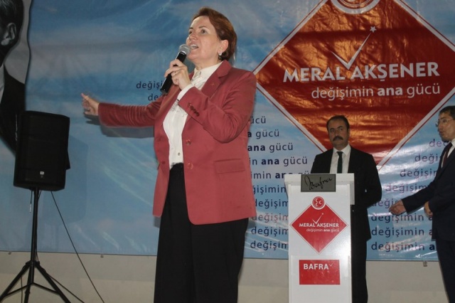 Meral Alşener Bafra`da