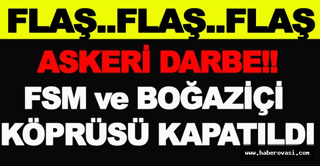 Boğaziçi ve FSM köprüleri kapatıldı