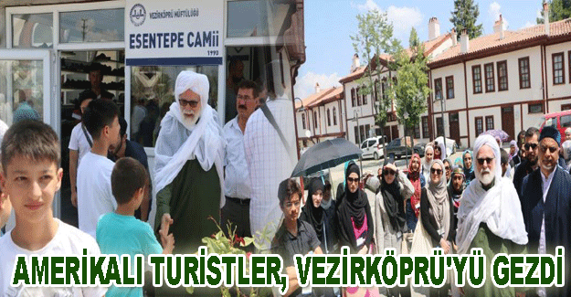 Amerikalı turistler, Vezirköprü'yü gezdi