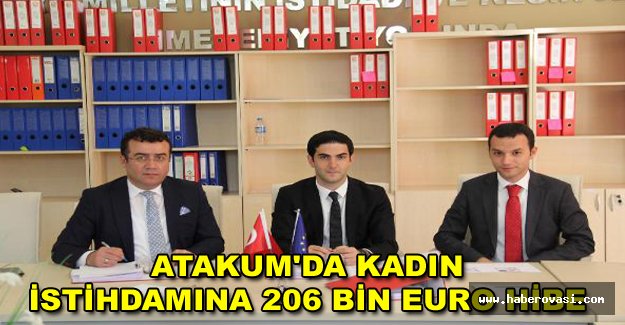 Atakum'da kadın istihdamına 206 bin Euro hibe