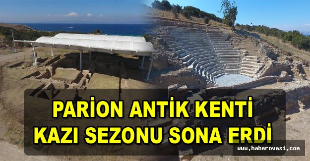 Parion Antik Kenti kazı sezonu sona erdi