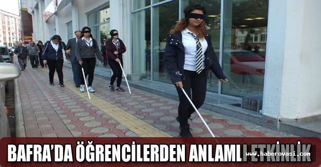 BAFRA’DA ÖĞRENCİLERDEN ANLAMLI ETKİNLİK