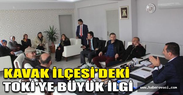 Kavak İlçesi'deki TOKİ'ye büyük ilgi