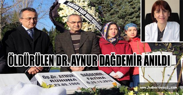 Öldürülen Dr. Aynur Dağdemir anıldı