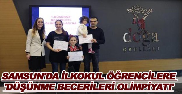 Samsun'da ilkokul öğrencilerine 'Düşünme Becerileri Olimpiyatı'