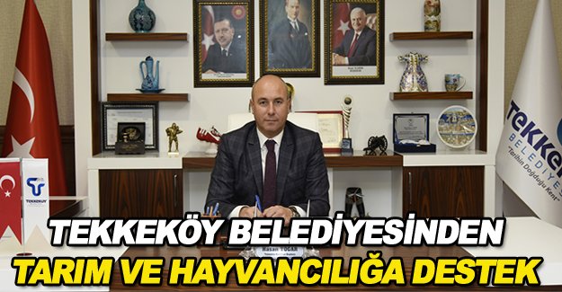 Tekkeköy Belediyesinden tarım ve hayvancılığa destek