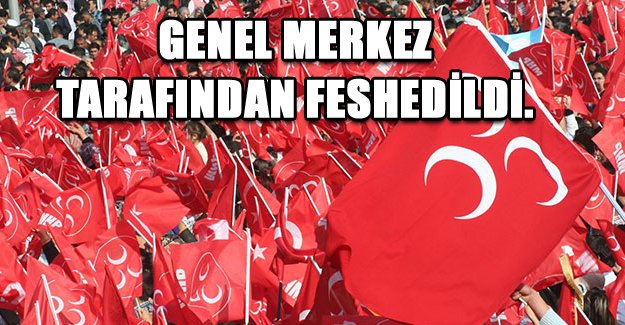 Genel merkez tarafından feshedildi.