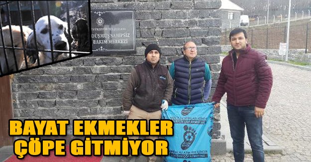 İlkadım'da bayat ekmekler çöpe gitmiyor