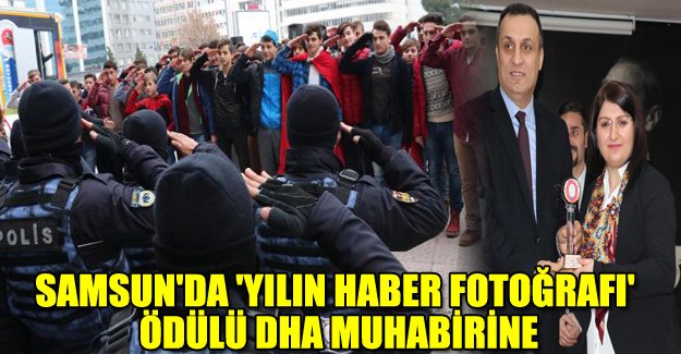 Samsun'da 'yılın haber fotoğrafı' ödülü DHA muhabirine