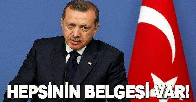 Hepsinin elimizde belgesi var!