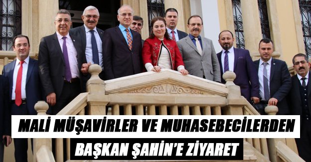 Muhasebecilerden Başkan Şahin`ne Ziyaret