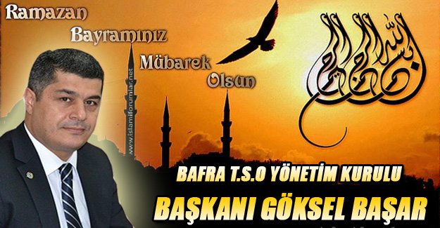 Başkan Başar'ın Ramazan Bayramı Mesajı