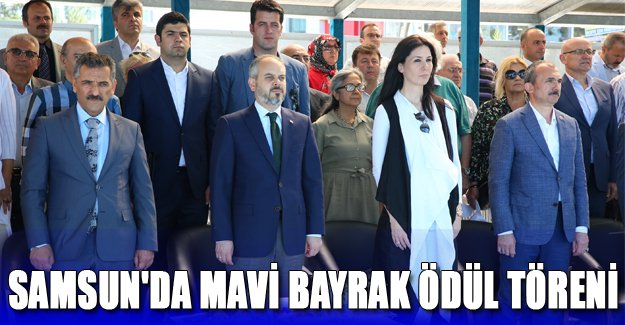 Samsun'da mavi bayrak ödül töreni