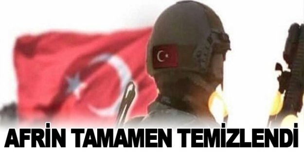 Afrin Tamamen Temizlendi