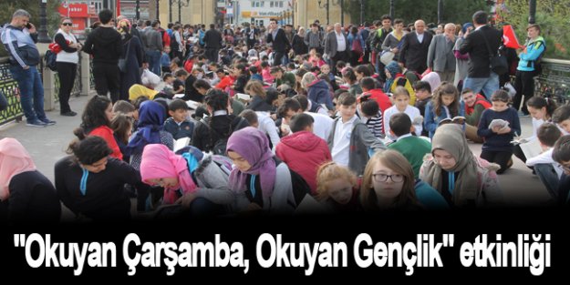 "Okuyan Çarşamba, Okuyan Gençlik" etkinliği