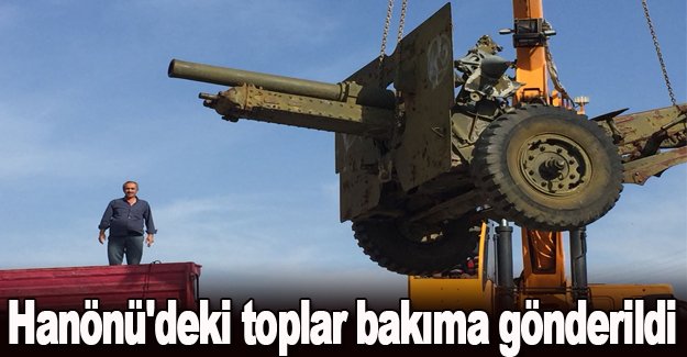 Hanönü'deki toplar bakıma gönderildi