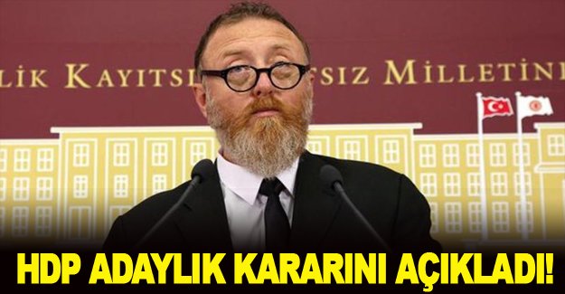 HDP adaylık kararını açıkladı!