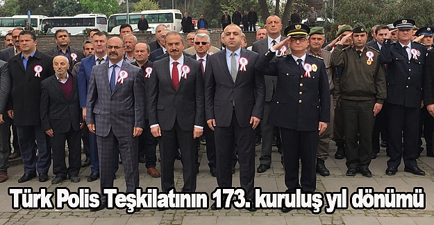 Türk Polis Teşkilatının 173. kuruluş yıl dönümü