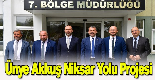 Ünye Akkuş Niksar Yolu Projesi