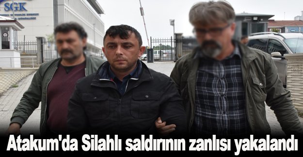 Atakum'da Silahlı saldırının zanlısı yakalandı