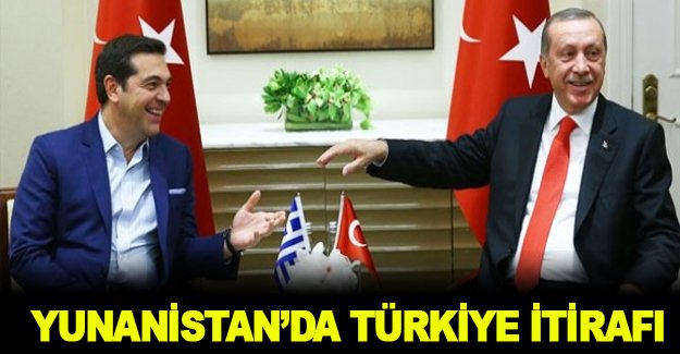 Yunanistan'da Türkiye itirafı