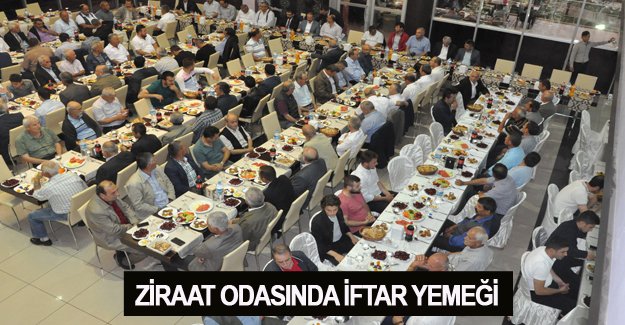 Çarşamba Ziraat odasında iftar yemeği