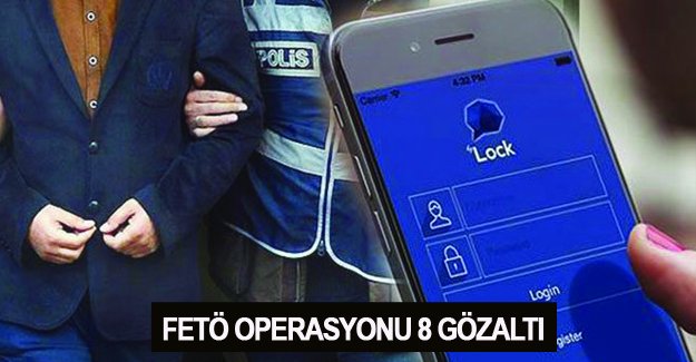 Samsun'da 8 FETÖ şüphelisi yakalandı