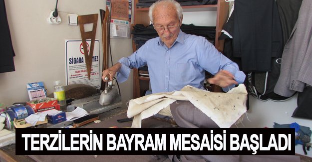 Terzilerin bayram mesaisi başladı