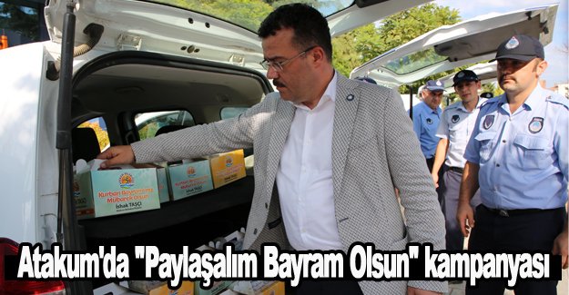 Atakum'da "Paylaşalım Bayram Olsun" kampanyası