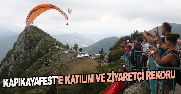 KAPIKAYAFEST'E KATILIM VE ZİYARETÇİ REKORU