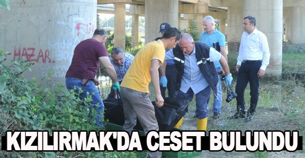 Kızılırmak'da ceset bulundu