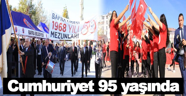 Bafra'da Cumhuriyet Bayramı kutlandı