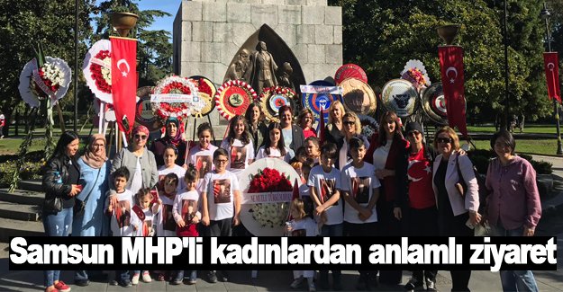 Samsun MHP'li kadınlardan anlamlı ziyaret