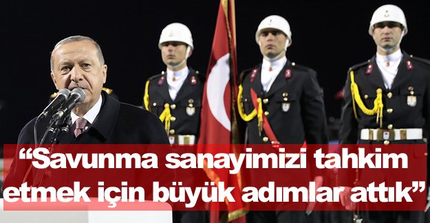 Savunma sanayimizi yüzde 65'e çıkardık