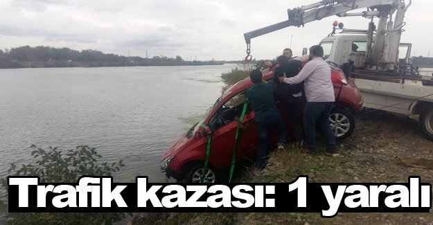 Trafik kazası, 1 kişi yaralı