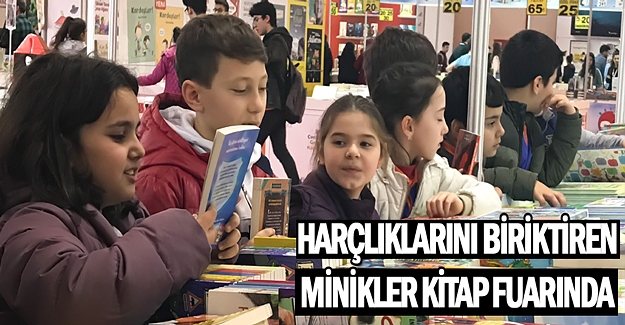 Çocuklardan kitaplara yoğun ilgi