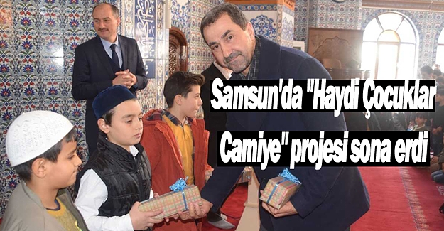 Samsun'da o Projeye 493 çocuk katıldı