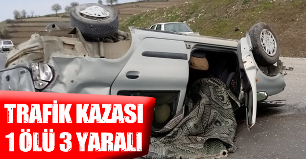 Samsun'da Trafik kazası 1 ölü 3 yaralı