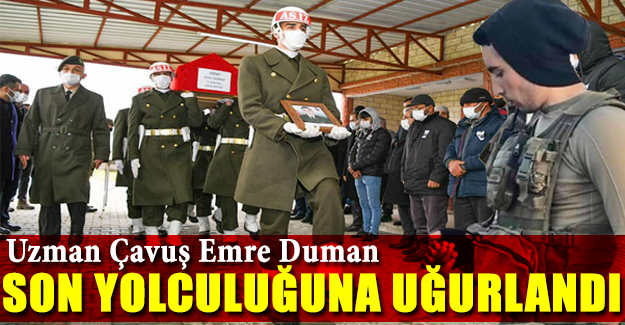 Uzman Çavuş Son Yolculuğuna uğurlandı