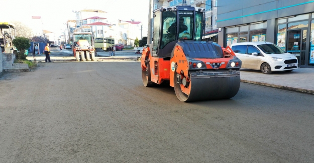 Bafra'da 5 yılda 100 kilometre yol yapıldı