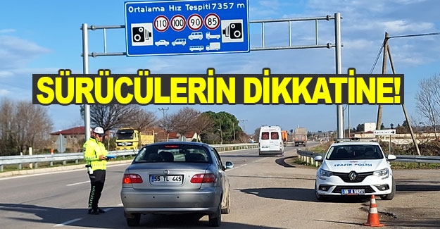 Samsun'da hız tespit sistemleri devreye giriyor